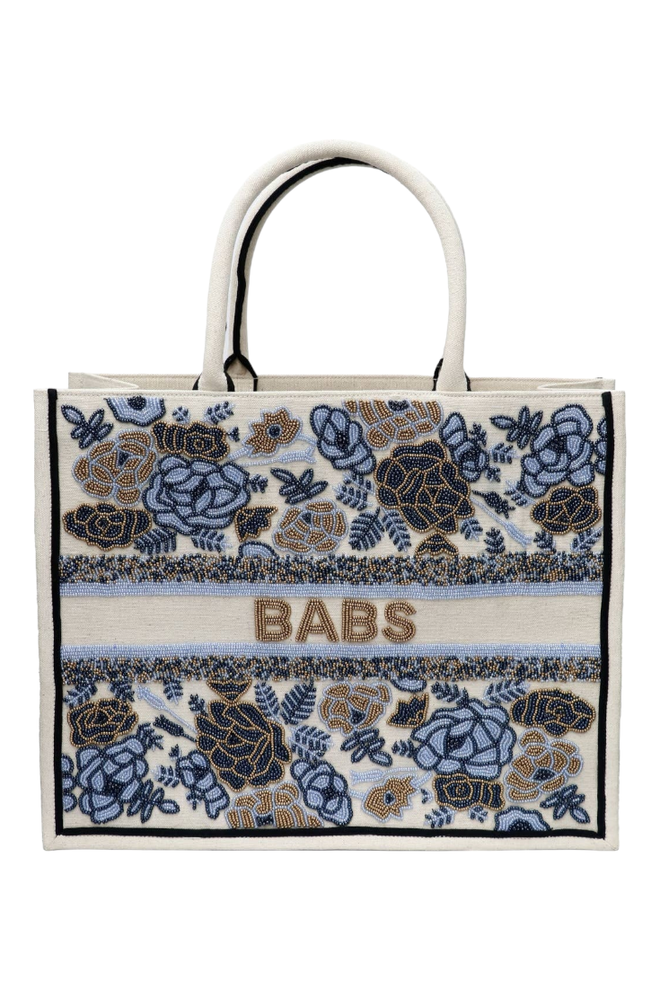 Tiana New York - Personalized Name Or Word Multi Beaded Tote