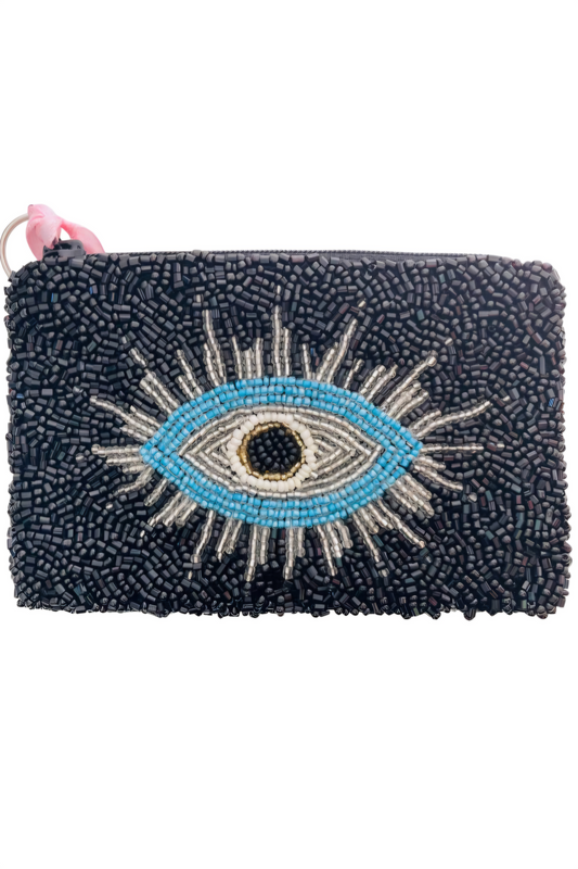 Tiana New York - Evil Eye Multi Beaded Coin Purse