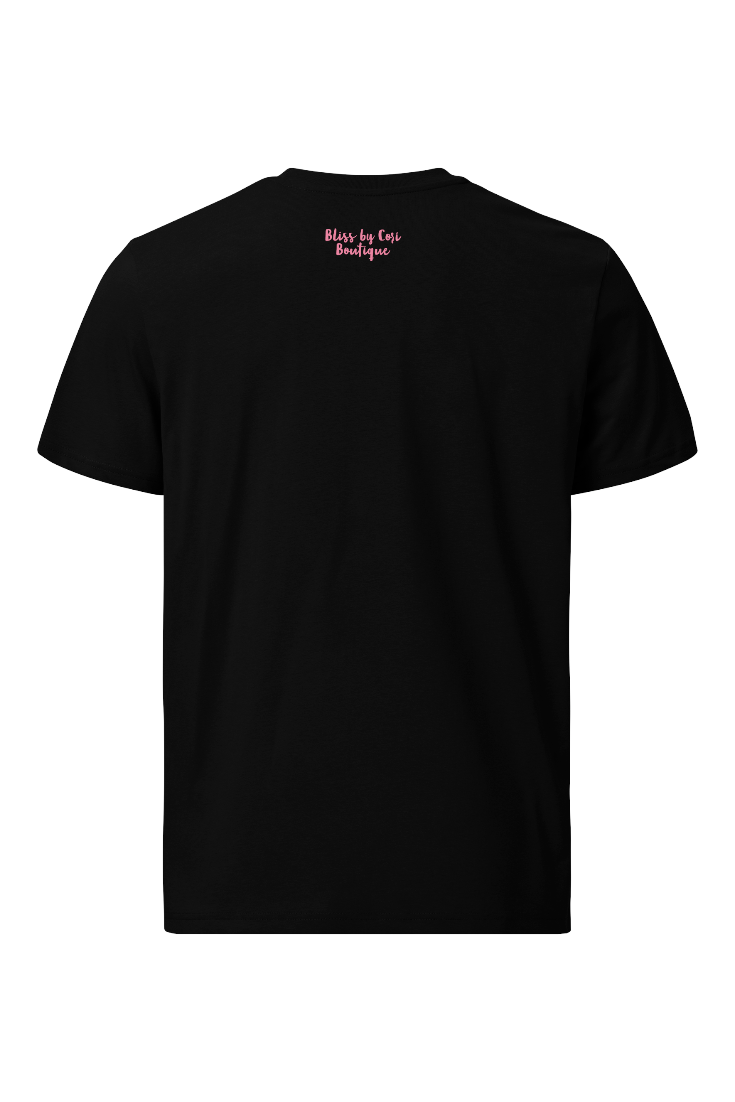 Never Basic Always Extra Organic Stanley Stella Tee - Black