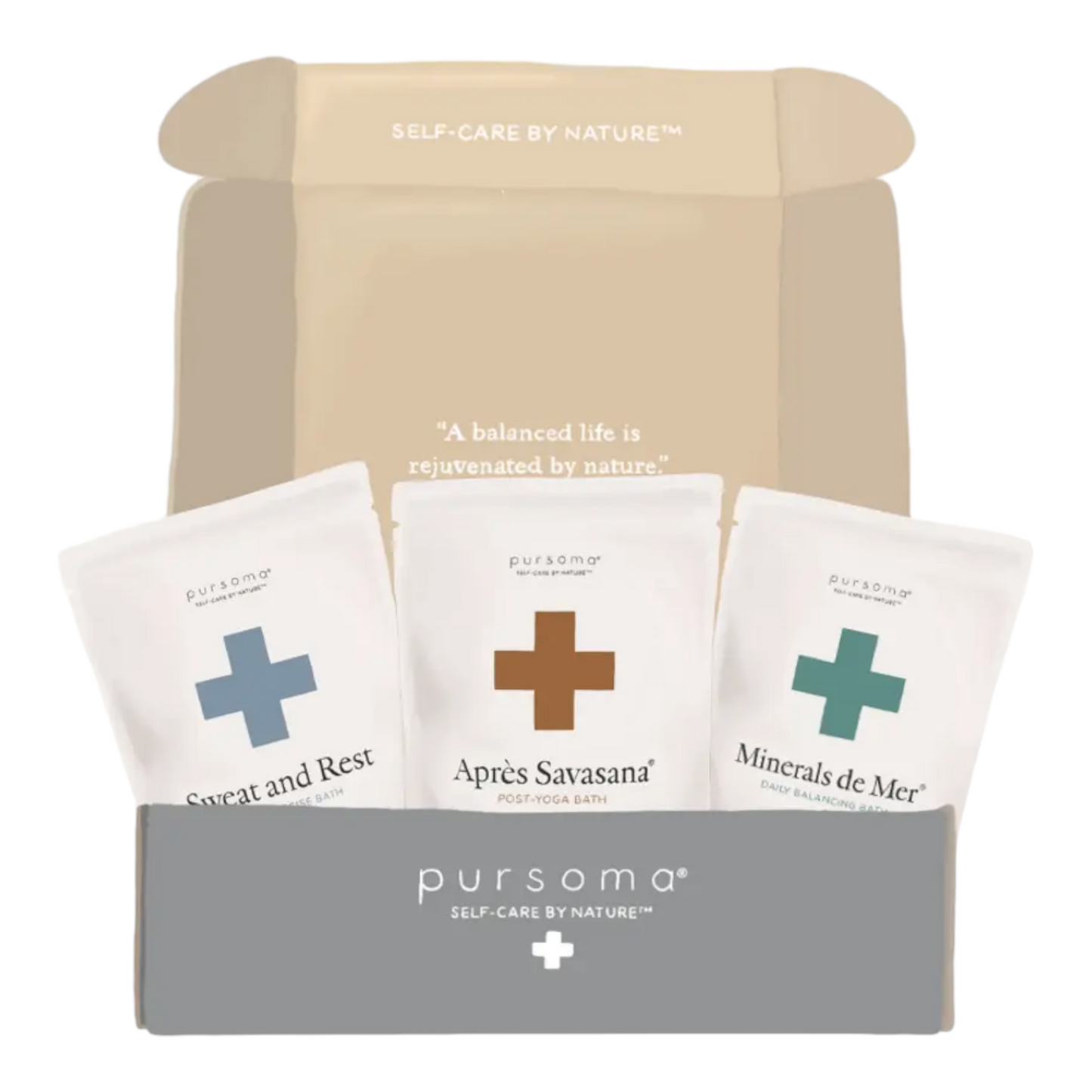 Pursoma Self Care Sunday Luxury Bath Soak Bundle Kit