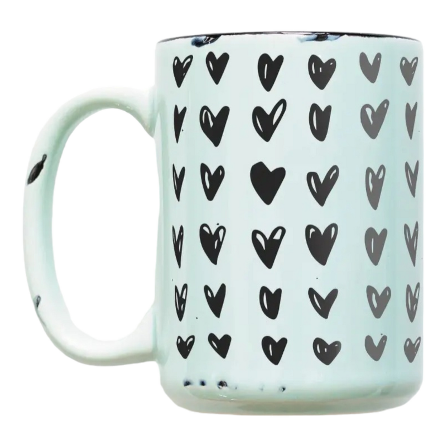 Heart Scribble Ceramic Mug