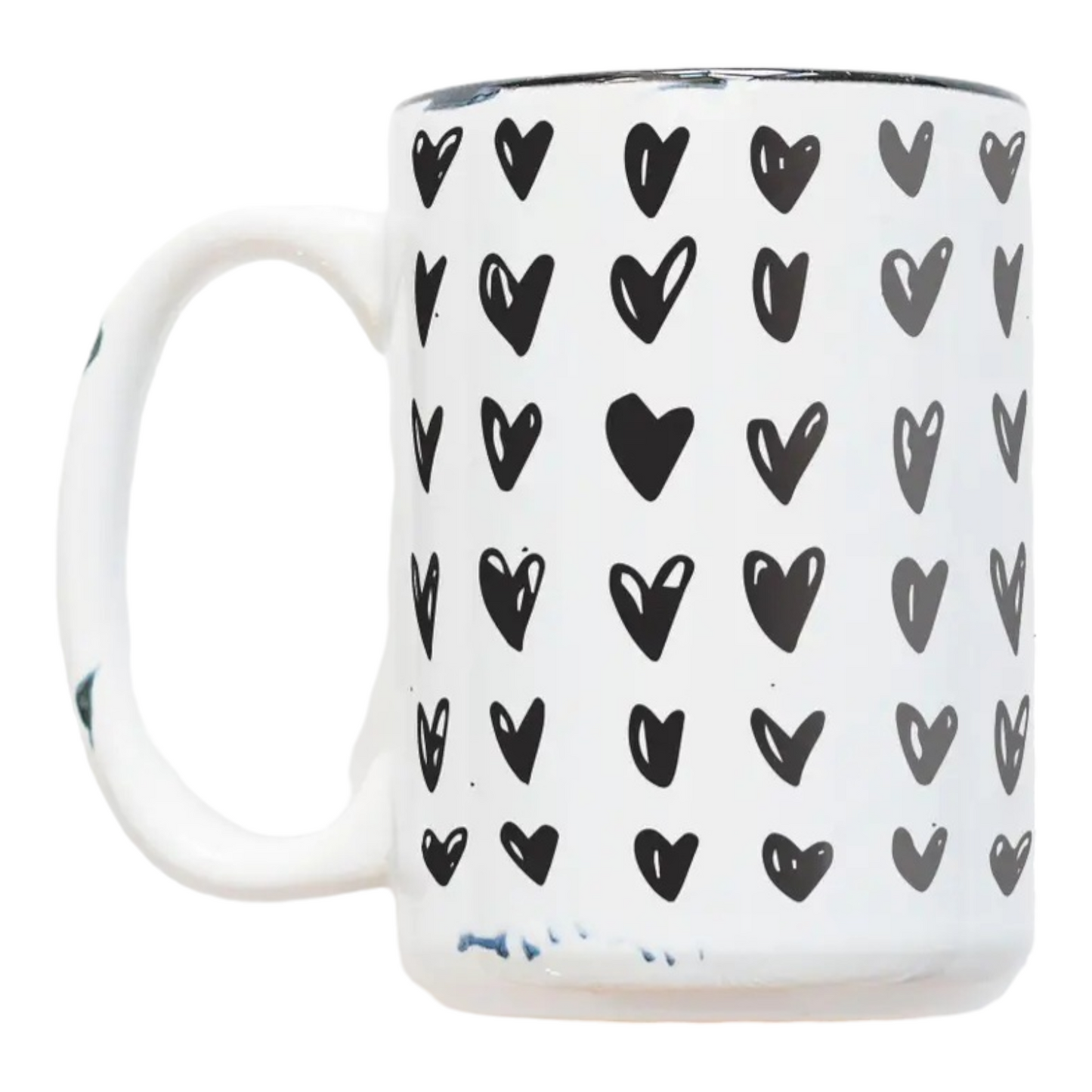 Heart Scribble Ceramic Mug