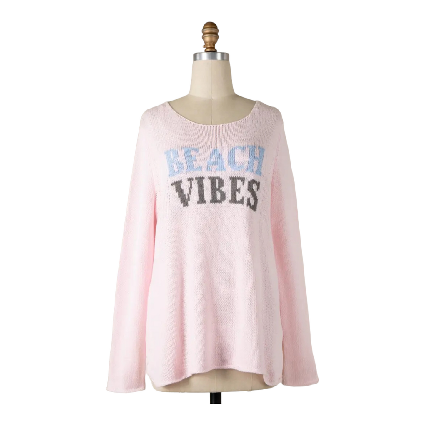 Beach Vibes Cotton Sweater