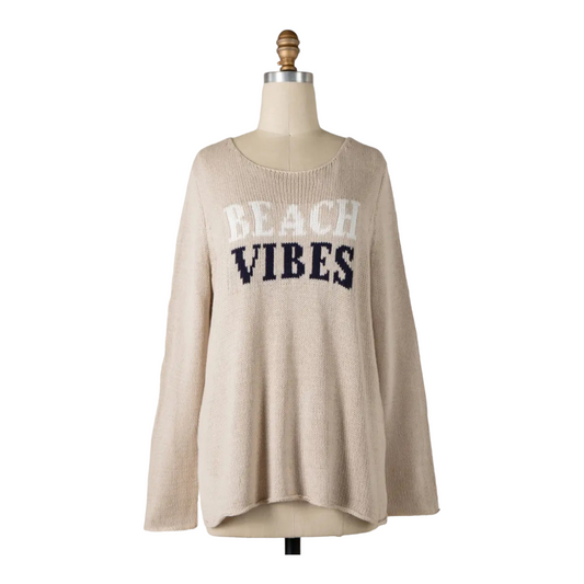 Beach Vibes Cotton Sweater