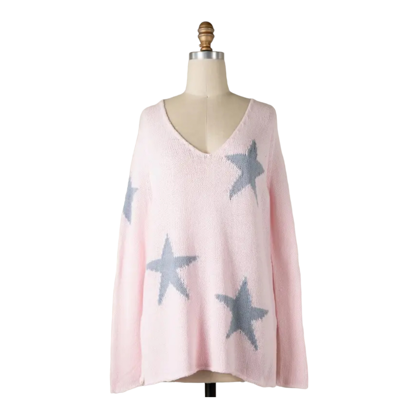 Stars V Cotton Sweater