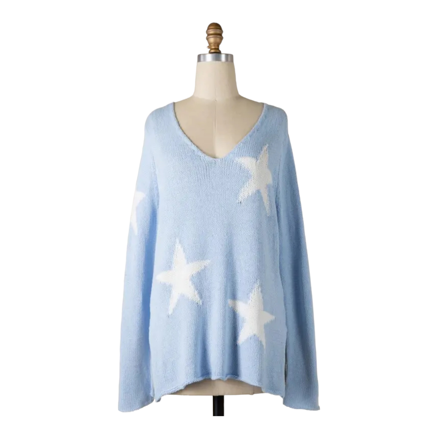 Stars V Cotton Sweater