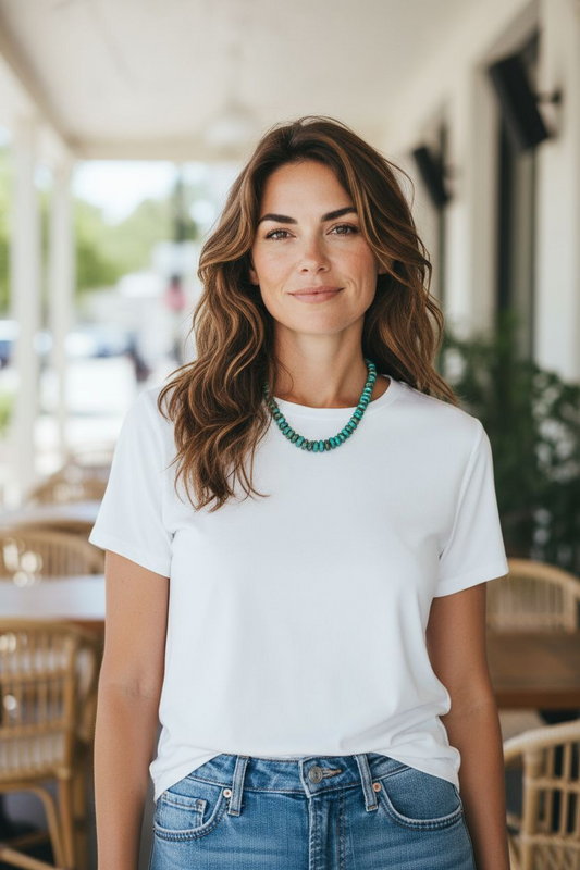 Graduated Turquoise Gemstone Necklace