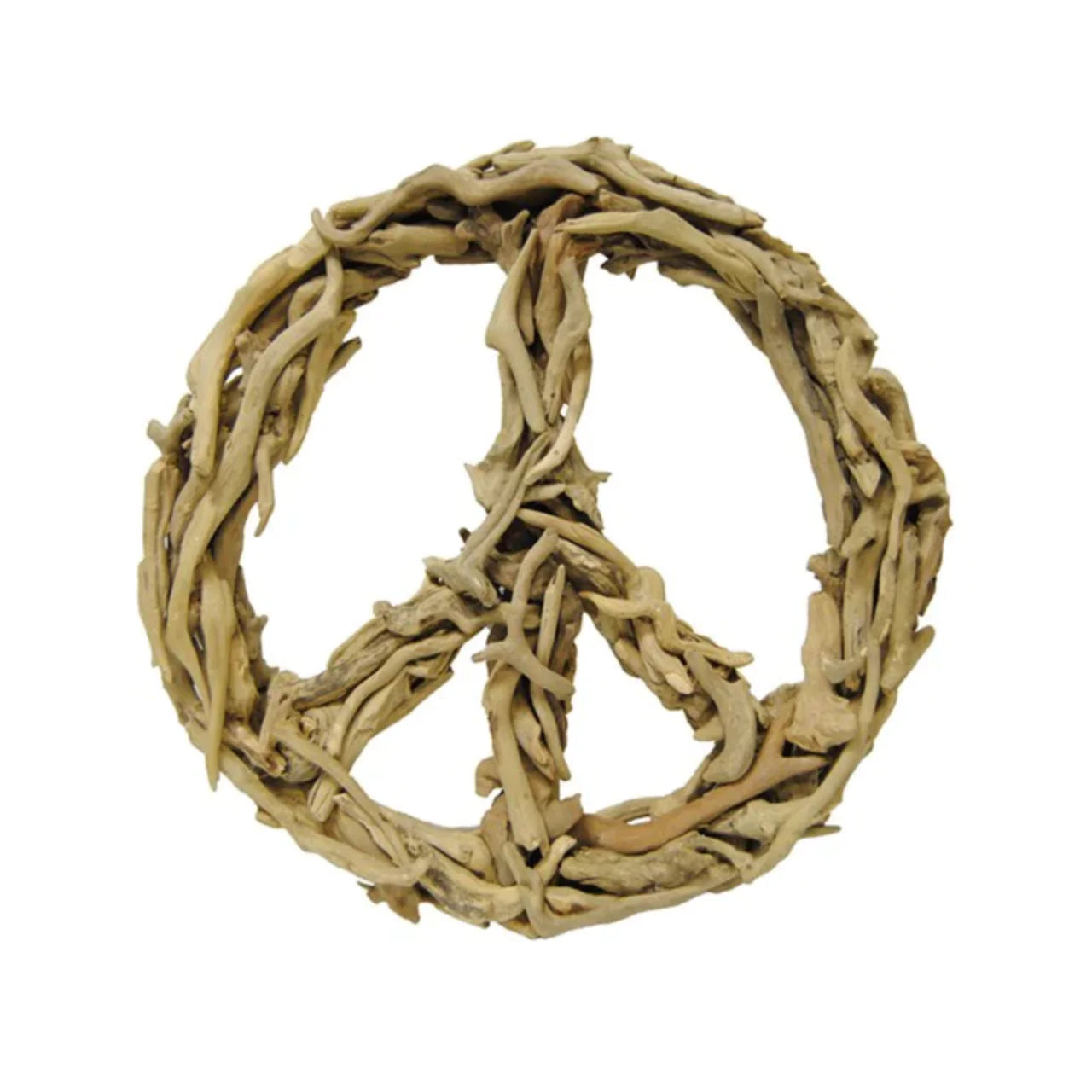 Driftwood Peace Sign