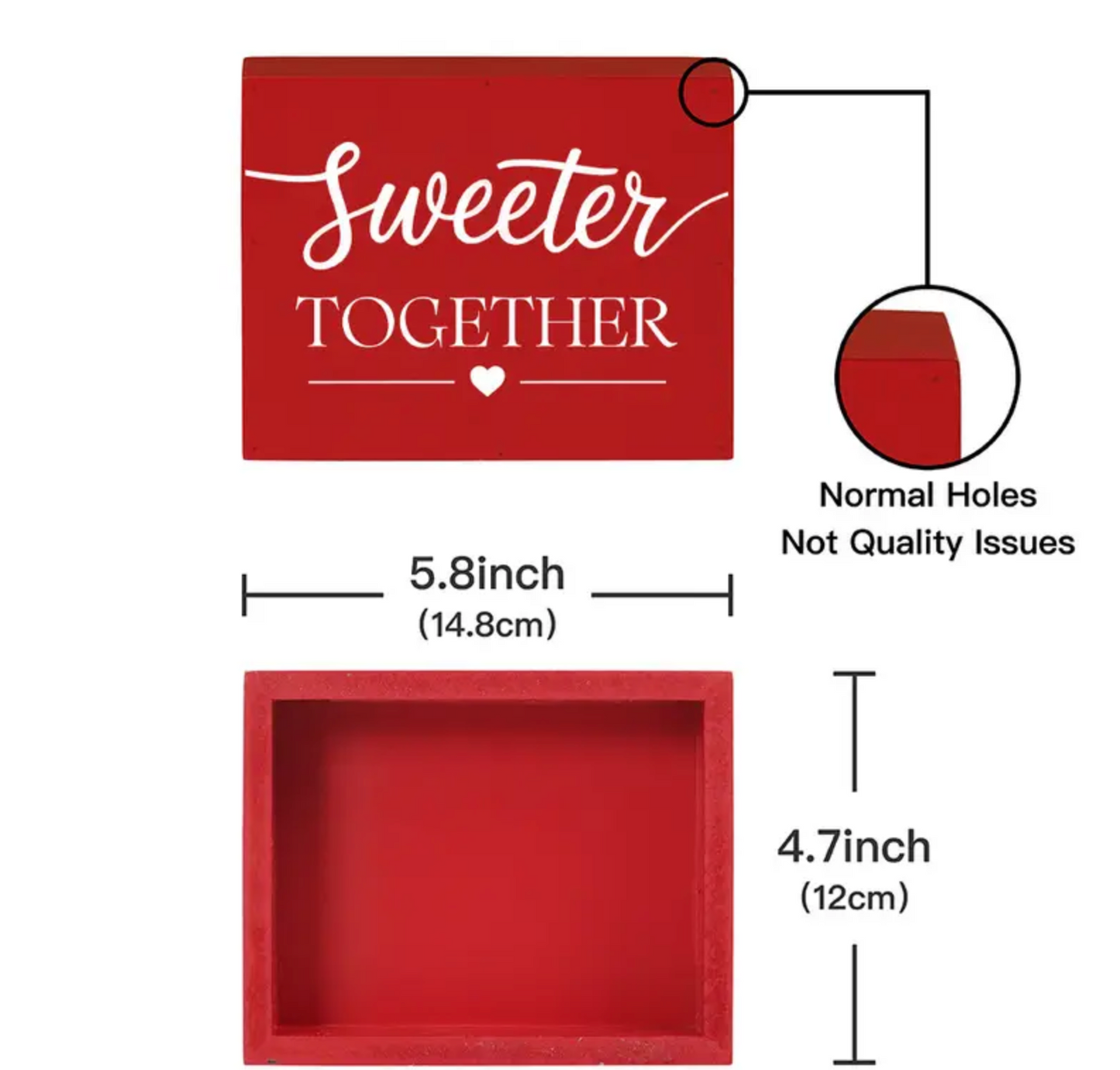 Sweeter Together Wooden Plaque