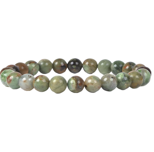 Green Opal Beaded Bracelet