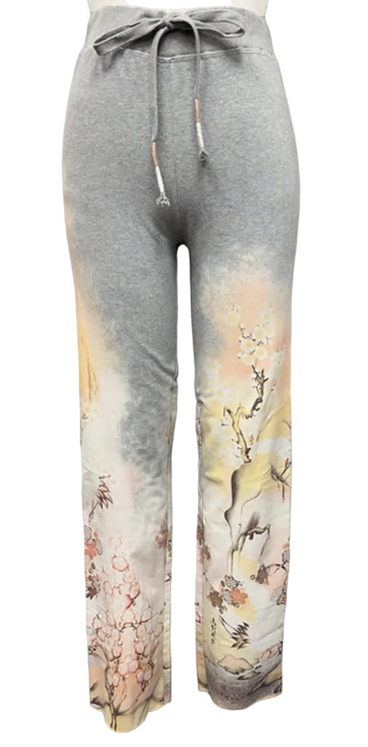 Paparazzi by Biz - Stretch FT Crane Print Lounge Pant