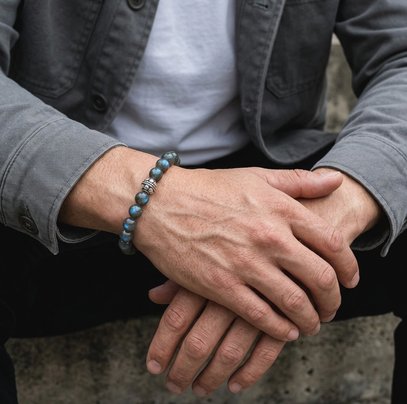 Labradorite Gemstone Bracelet