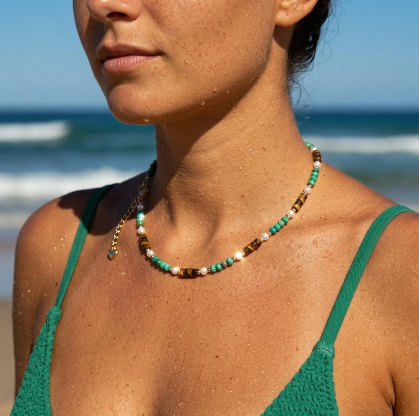 Multi Colored Gemtsone Necklace