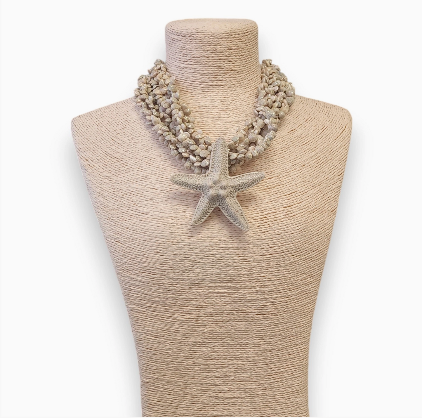 Chunky Beaded Starfish Necklace | Summer Statement Jewelry