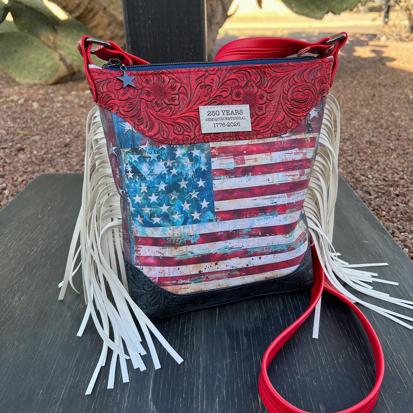Patriotic Stars & Stripes Crossbody * ONLY 1 AVAILABLE *