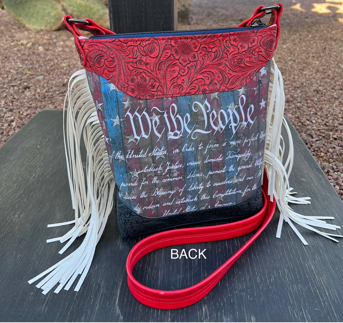 Patriotic Stars & Stripes Crossbody * ONLY 1 AVAILABLE *
