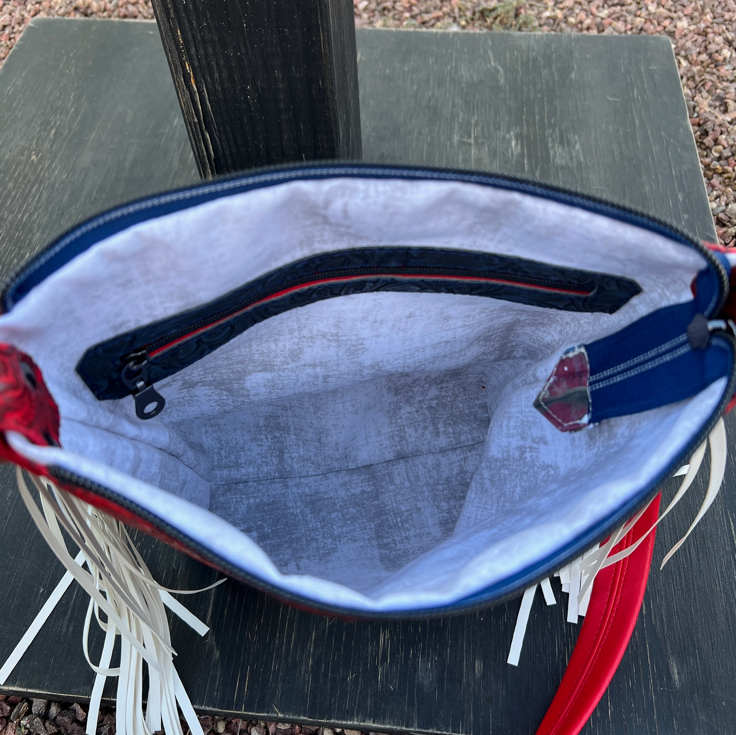 Patriotic Stars & Stripes Crossbody * ONLY 1 AVAILABLE *