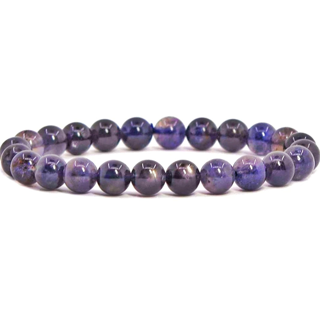 8mm Top Quality Rare Sugilite Reiki Healing Beaded Gemstone Bracelet