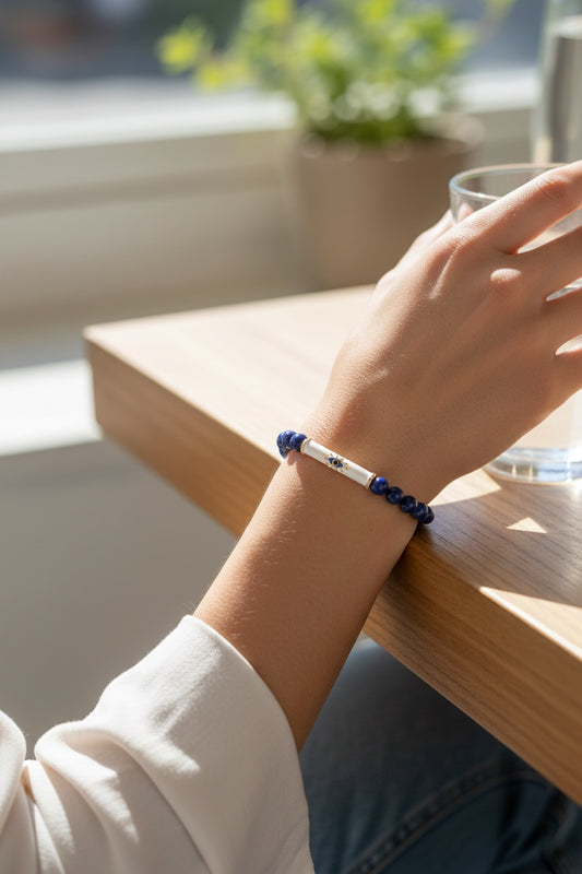 Lapis Lazuli Evil Eye Protection Bracelet