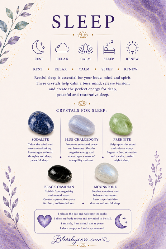 Sleep Gemstone Bracelet Stack