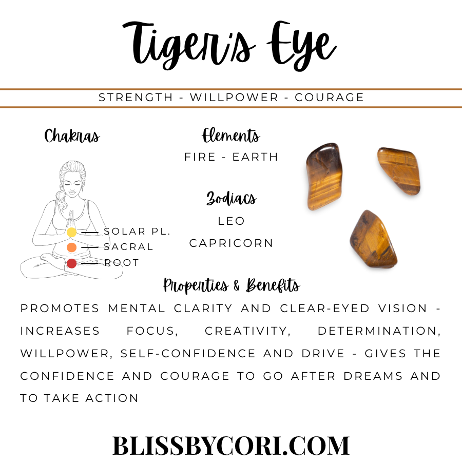 Natural Tiger Eye Beaded Gemstone Bracelet