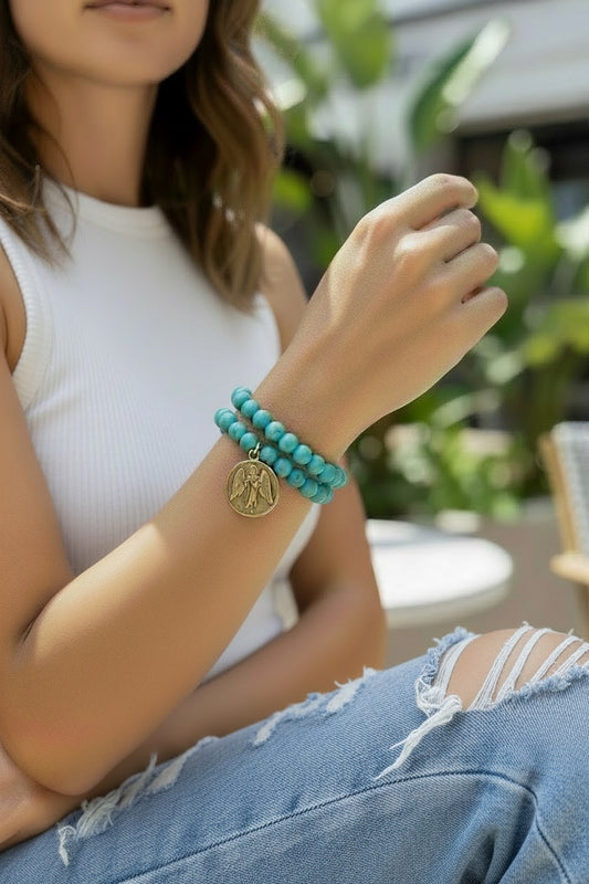 Archangel St. Raphael Protection Bracelet