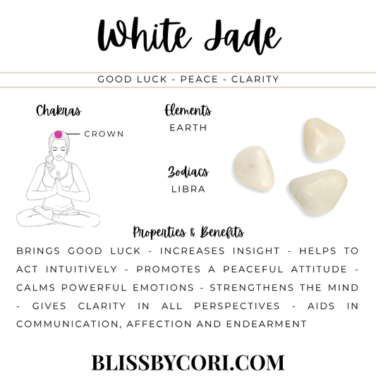 White Jade Lariat Necklace