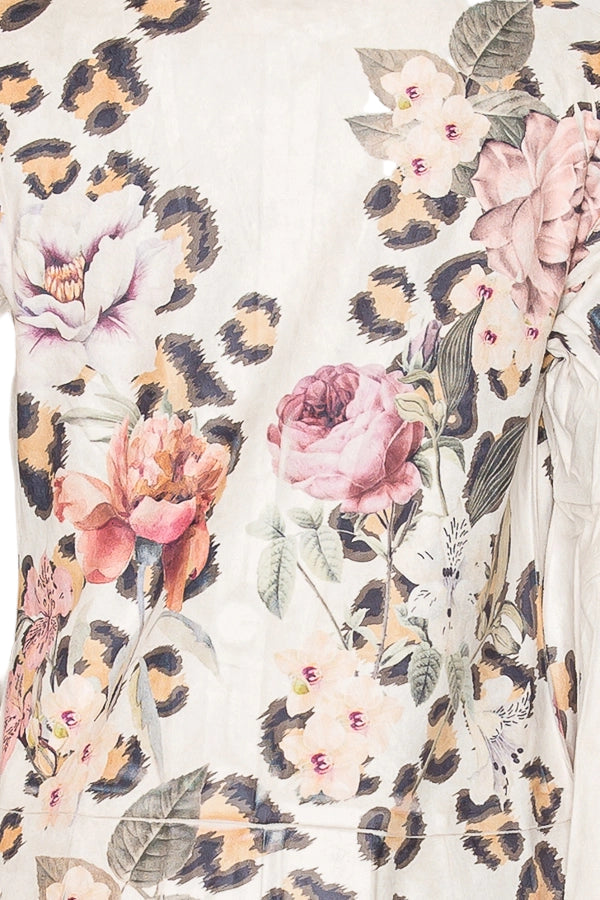 Leo Rose Elegant Faux Suede Pleated Belle Sleeve Jacket - Ships Late September