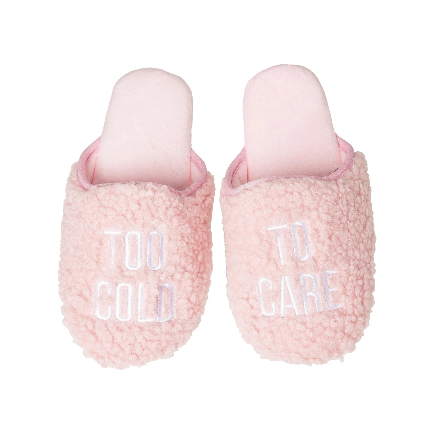 Too Cold To Care Slippers