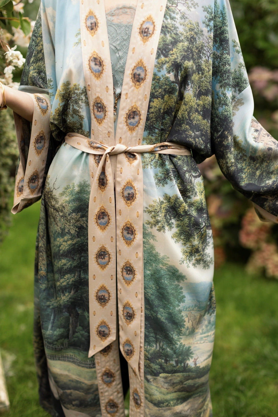 The Mythmaker Opera Duster w/ Pastoral Landscape & Unicorn Pre-Order Ship March 2026