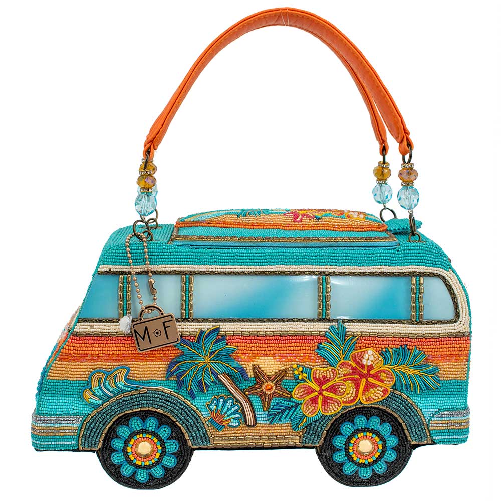 Mary Frances - Catch A Wave Top Handle Surf Van Handbag