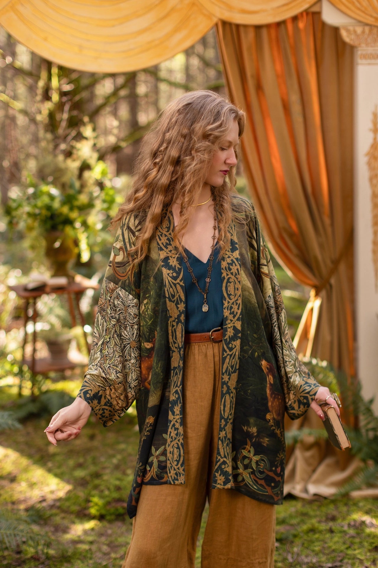 The Dawning Matineé (Mid-Length) Duster w/ Ophelia & Fawns *Pre Order* Ships October 2026