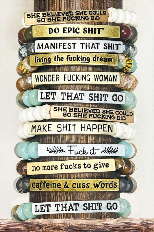 Sassy Mantra Bracelet