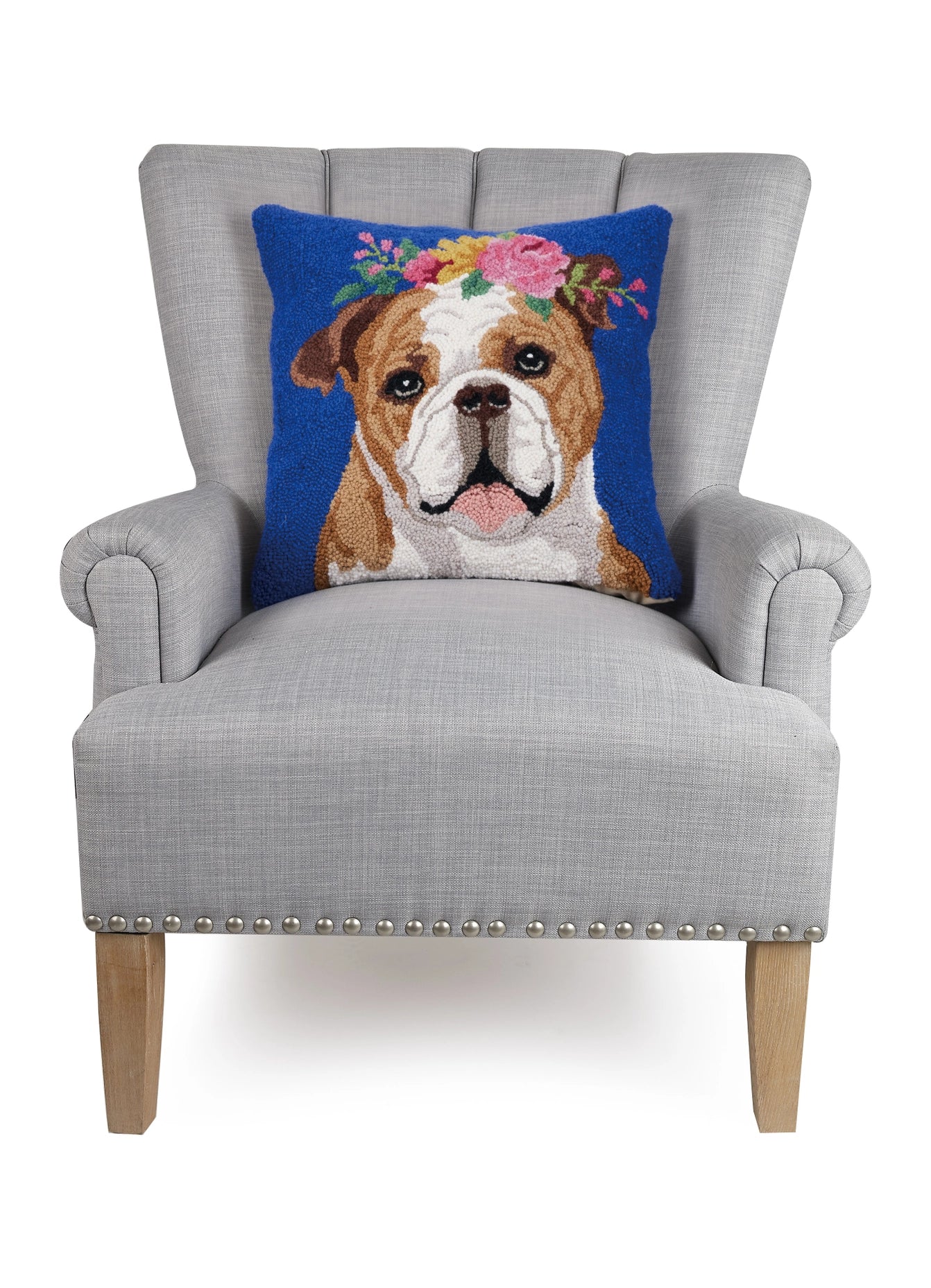 Bulldog Hook Pillow - Preorder For Mid June Shipment