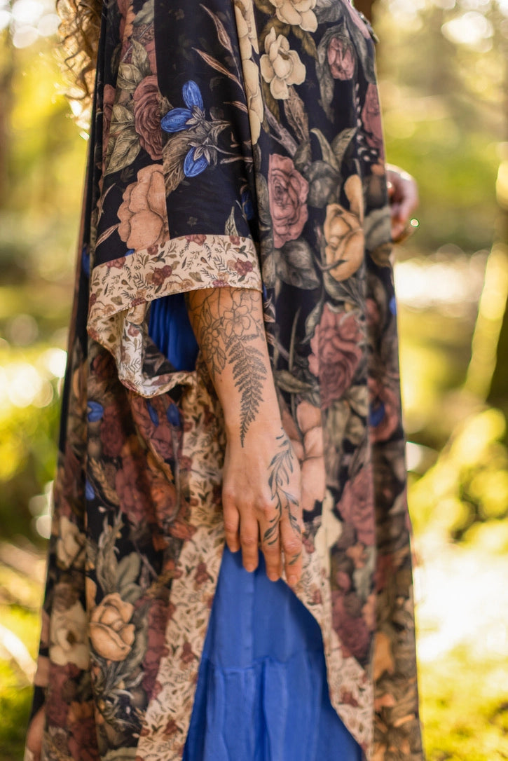 Lionheart Bohemian Goddess Starduster Kimono with Botanicals - Pre Order - Ships in March 2026