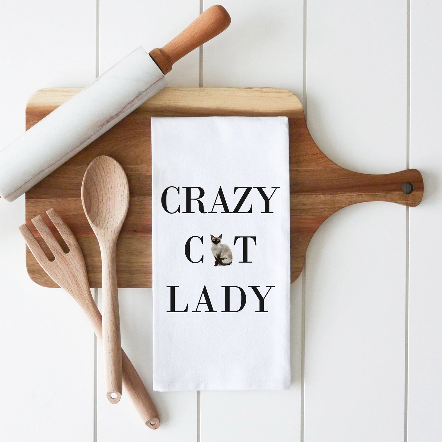 Crazy Cat Lady Tea Towel