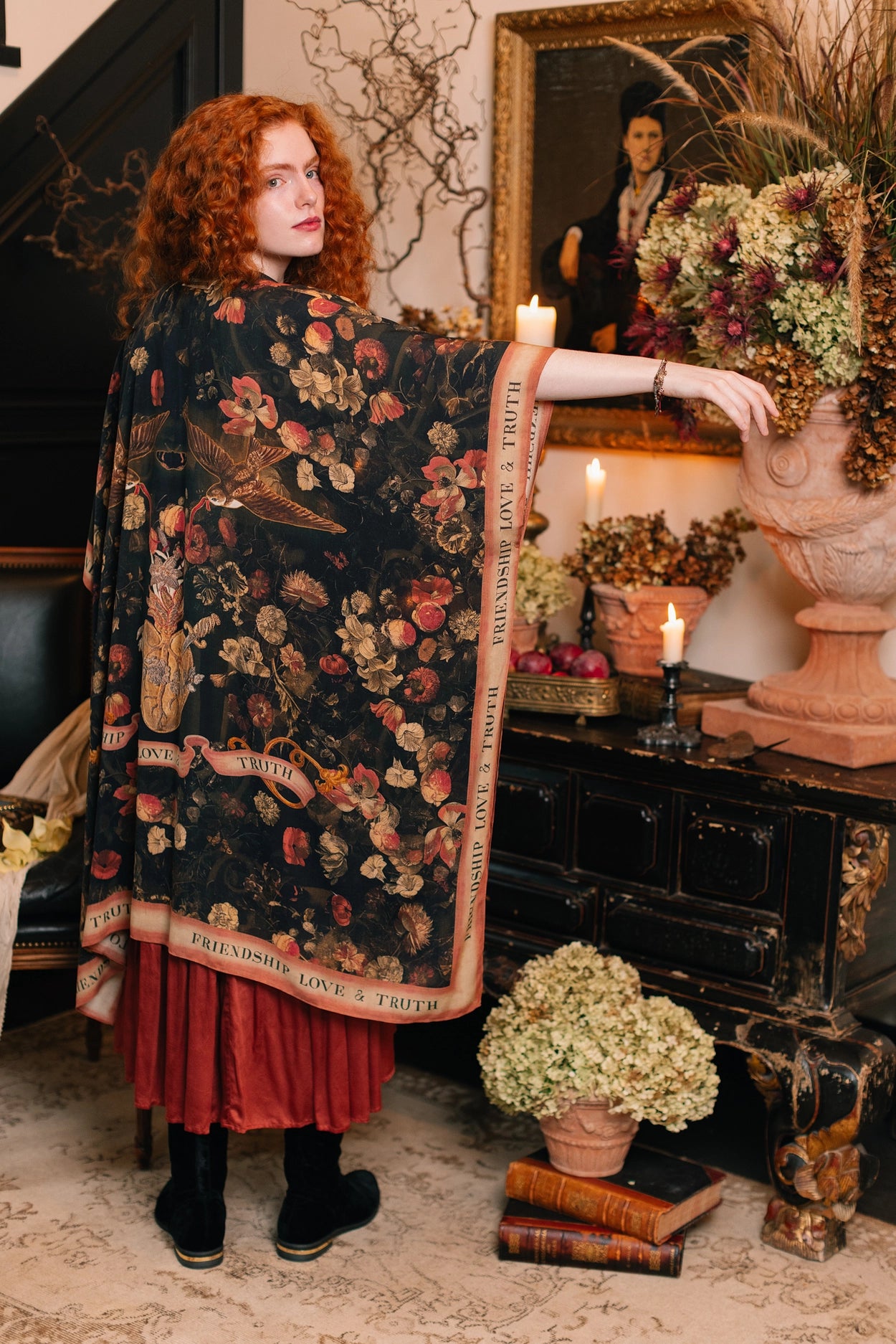 Heart of Gold Goddess Starduster Kimono w/ Sacred Heart Pre-Order Ships In September