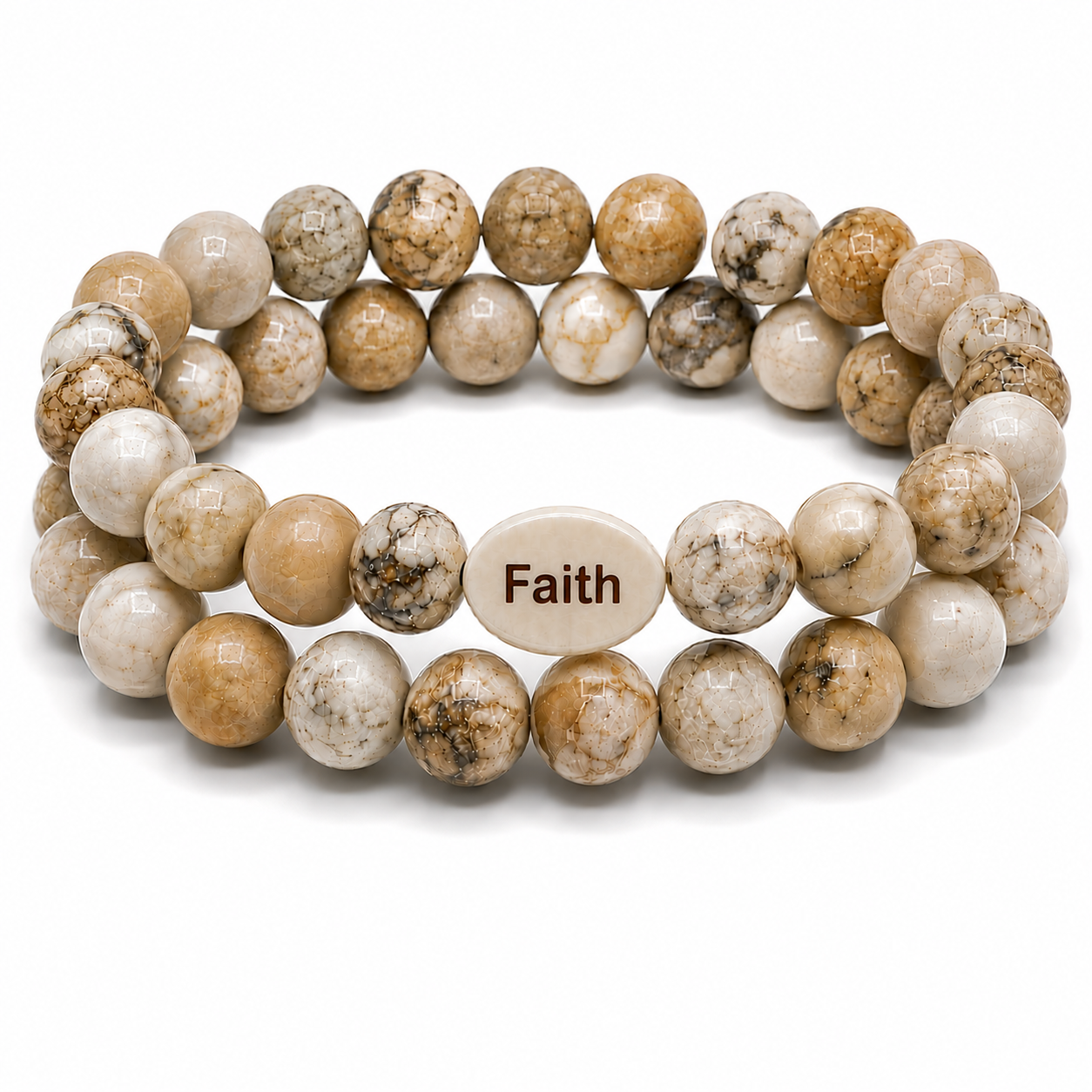Faith Gemstone Bracelet Set
