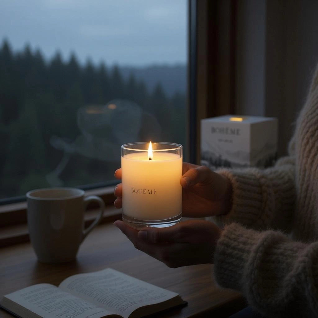 Boħeme Fragrance Collection - Idyllwild Candle - Pine, Cedarwood & Amber Resin