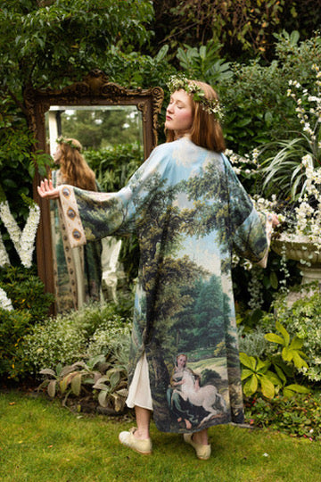 The Mythmaker Opera Duster w/ Pastoral Landscape & Unicorn Pre-Order Ship March 2026