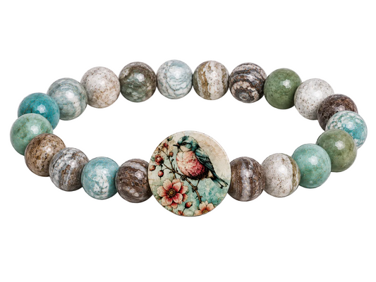 Spring Songbird Gemstone Bracelet