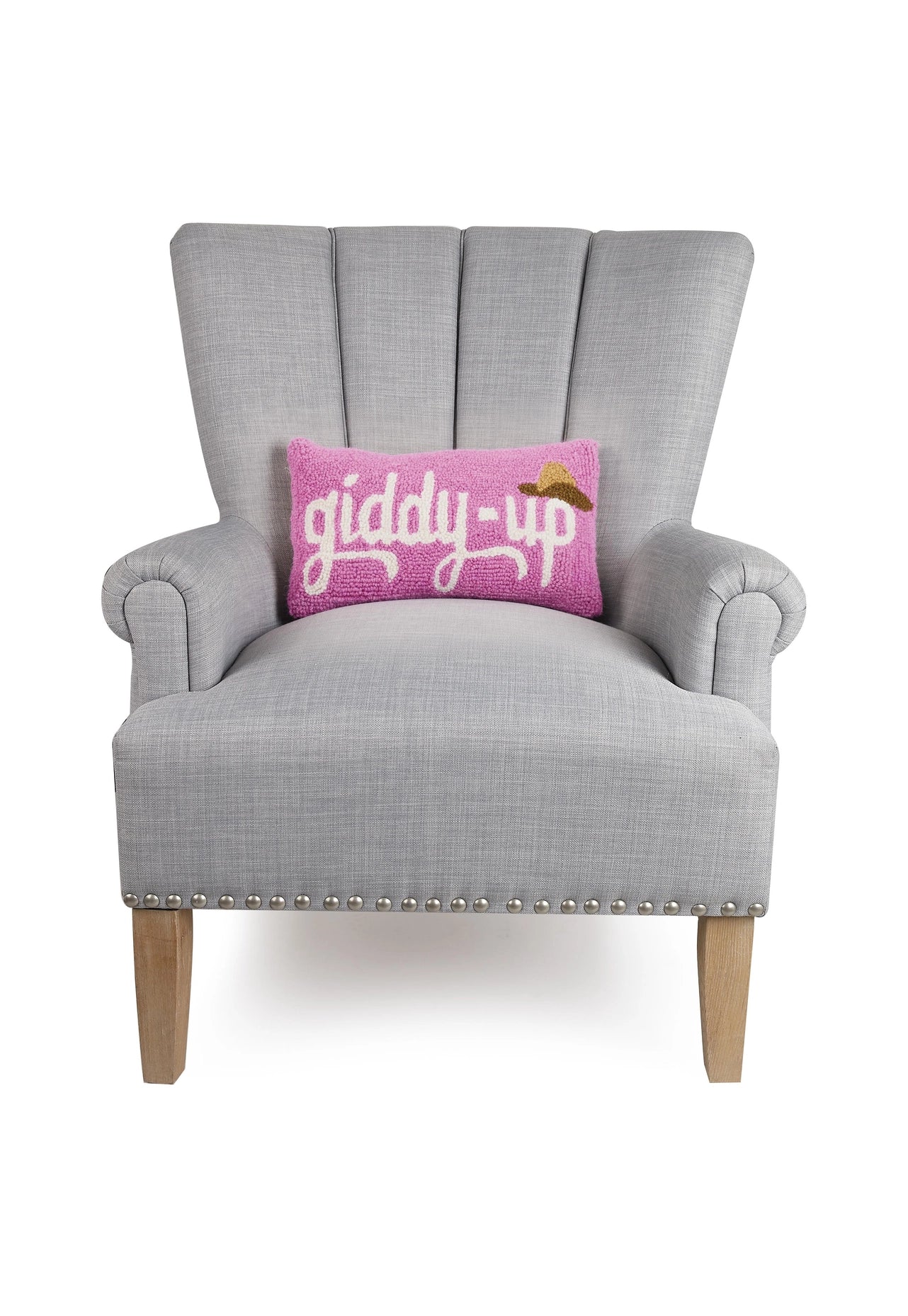 Giddy Up Hook Pillow-  Preorder For Mid May Shipment