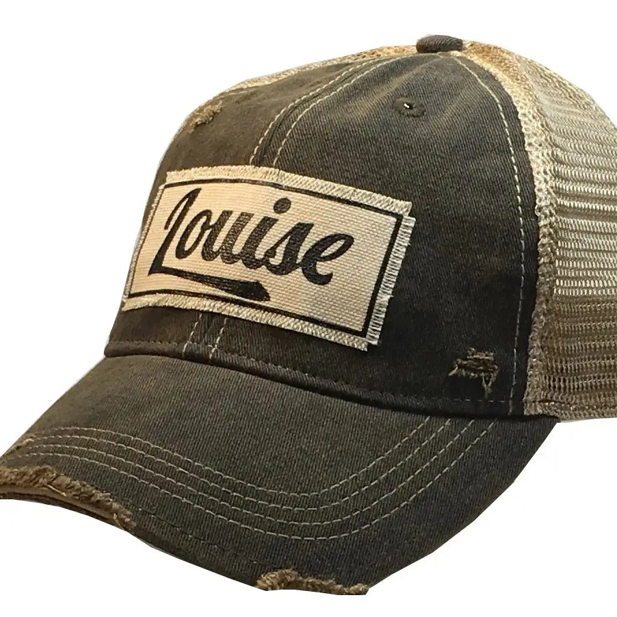 Louise Distressed Trucker Hat