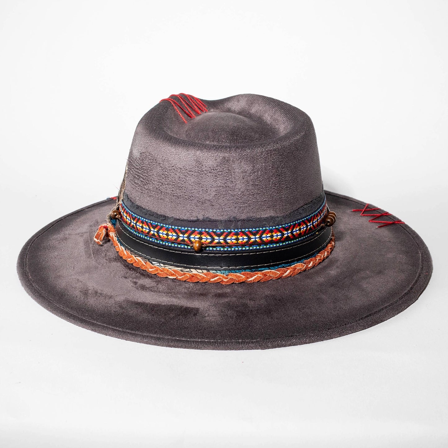 Top Quality Vegan Suede Hat - Coachella Cowgirl Tan