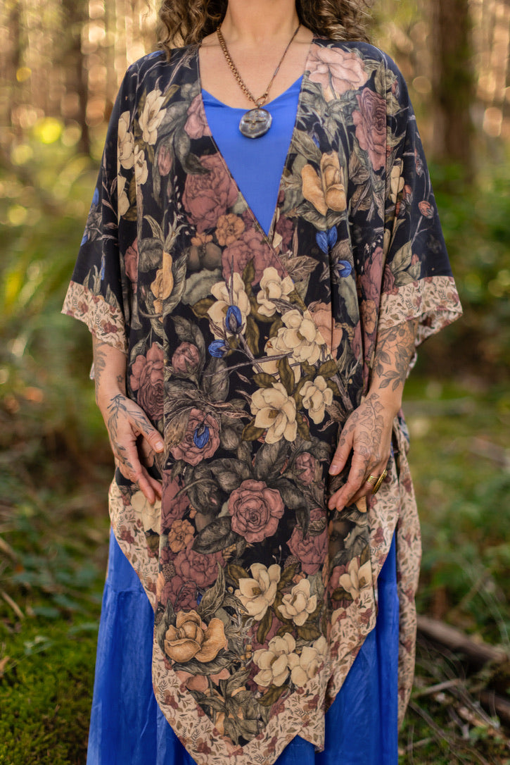Lionheart Bohemian Goddess Starduster Kimono with Botanicals - Pre Order - Ships in March 2026
