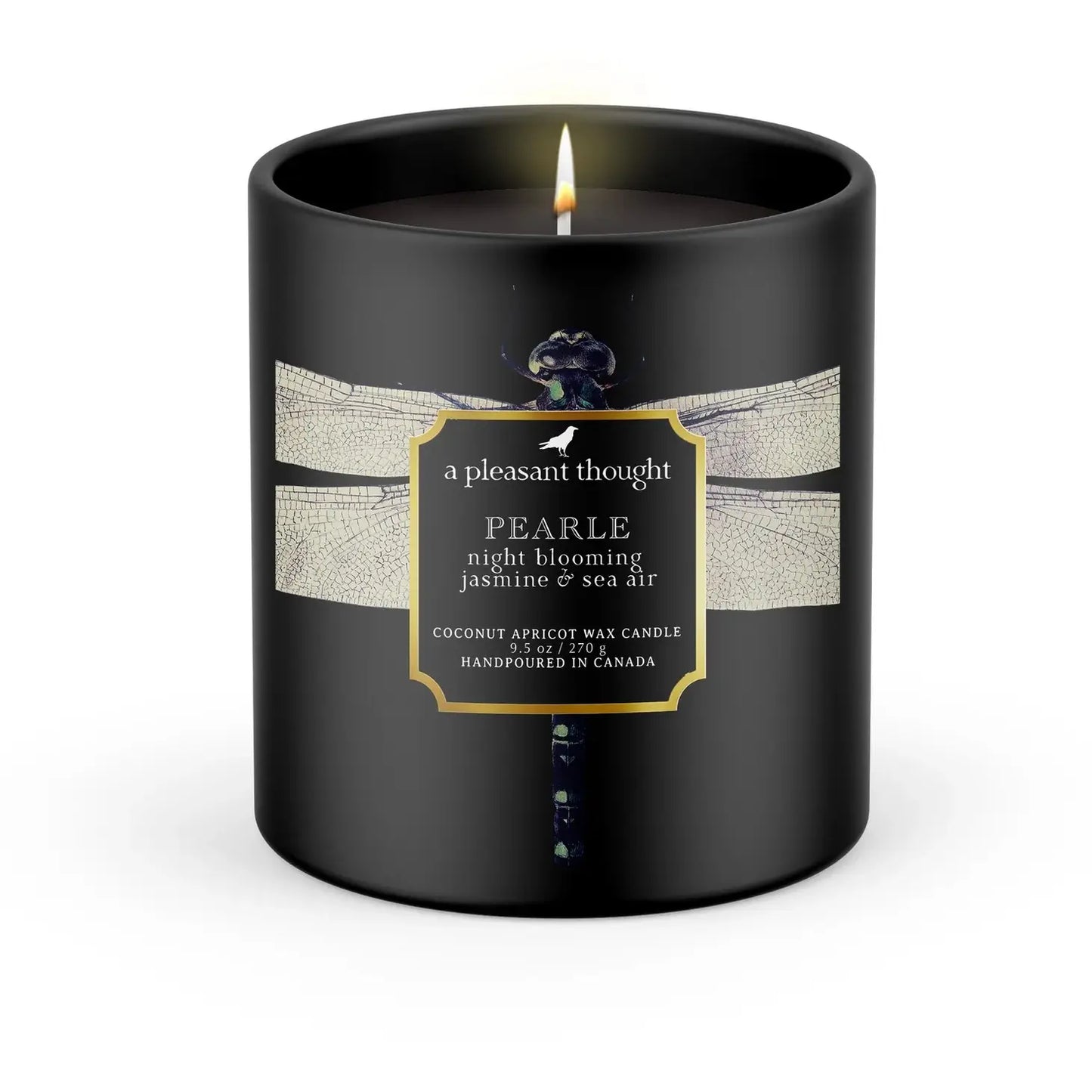 Pearle | Night Blooming Jasmine & Sea Air | Raven Candle -  A Pleasant Thought Candle Co