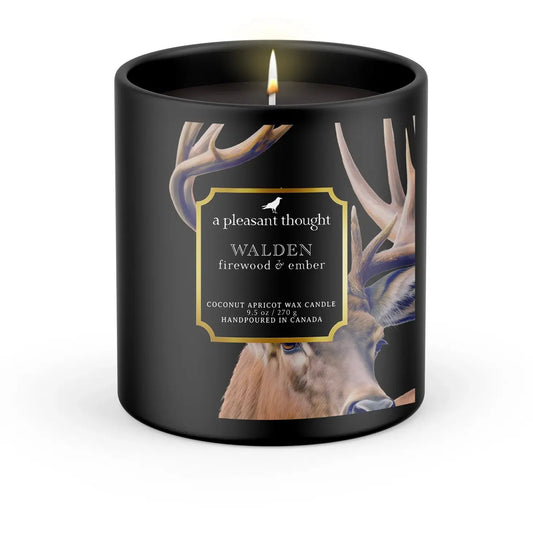 Walden | Firewood & Ember | Raven Candle -  A Pleasant Thought Candle Co