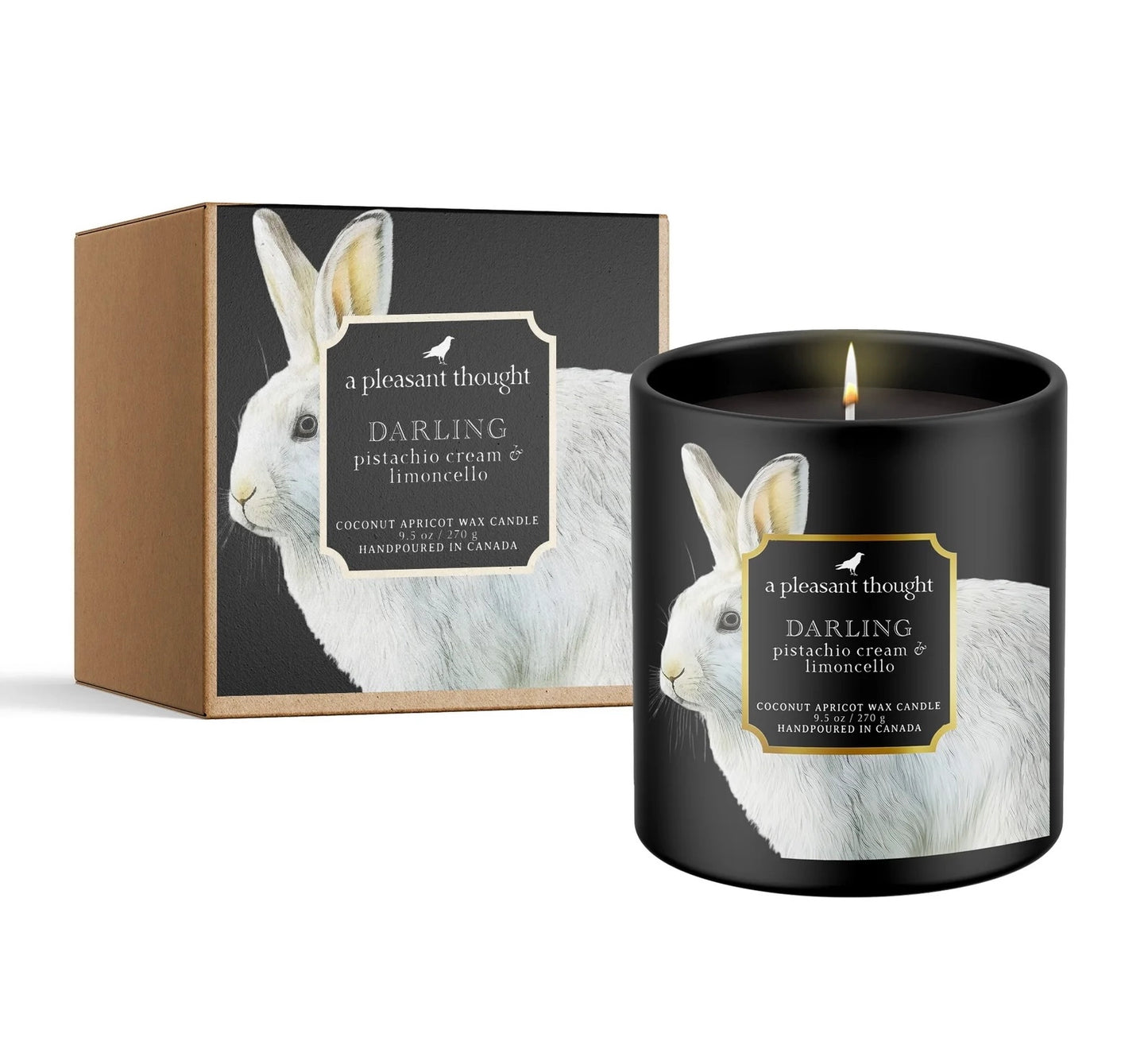 Darling | Pistachio Cream & Limoncello | Raven Candle -  A Pleasant Thought Candle Co