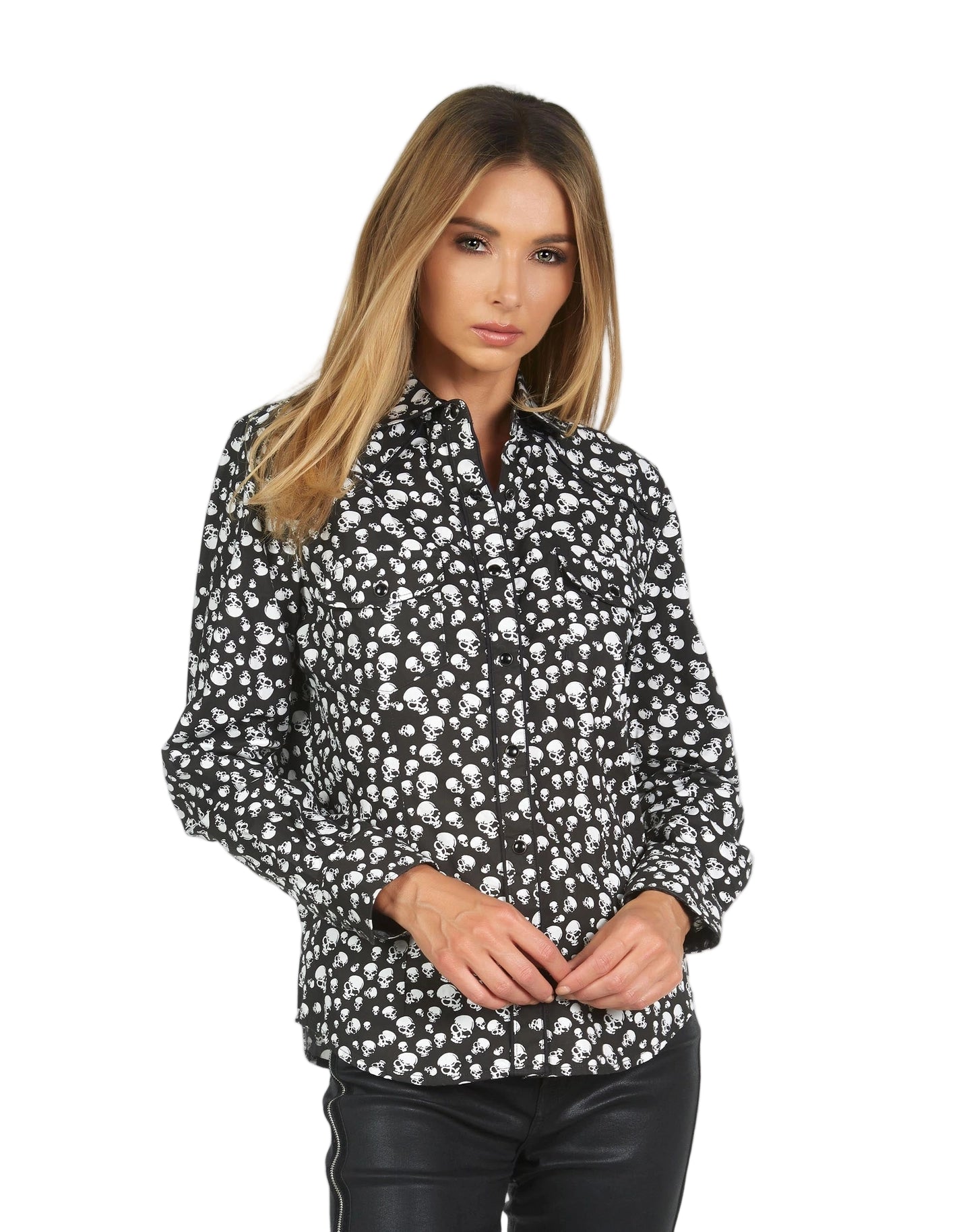 Skull Miner's Daughter Women's Skull Blouse