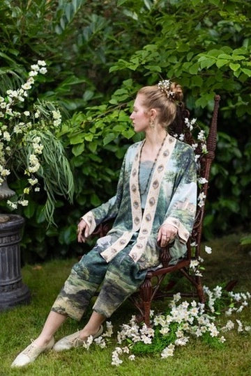 The Mythmaker Matinée Duster Kimono w/ Landscape & Unicorn Pre-Order Ship March 2026